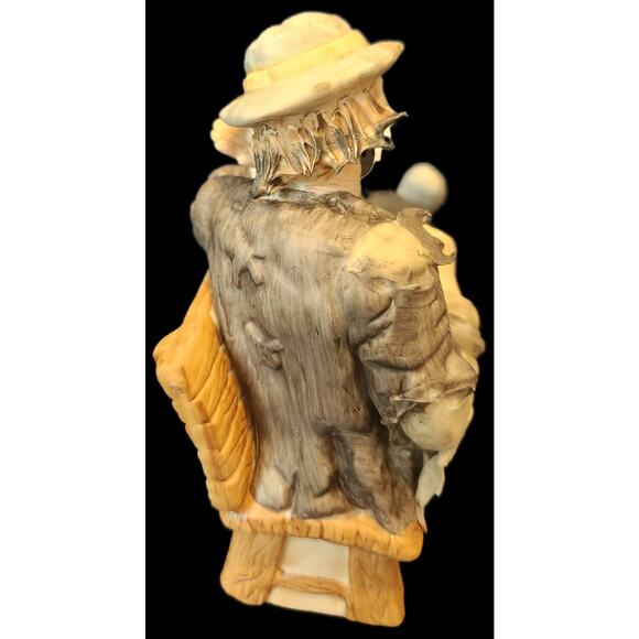 NIB Emmett Kelly Jr. HOBO Clown Wet Paint bench Porcelain Figurine Flambro - Picture 6 of 8